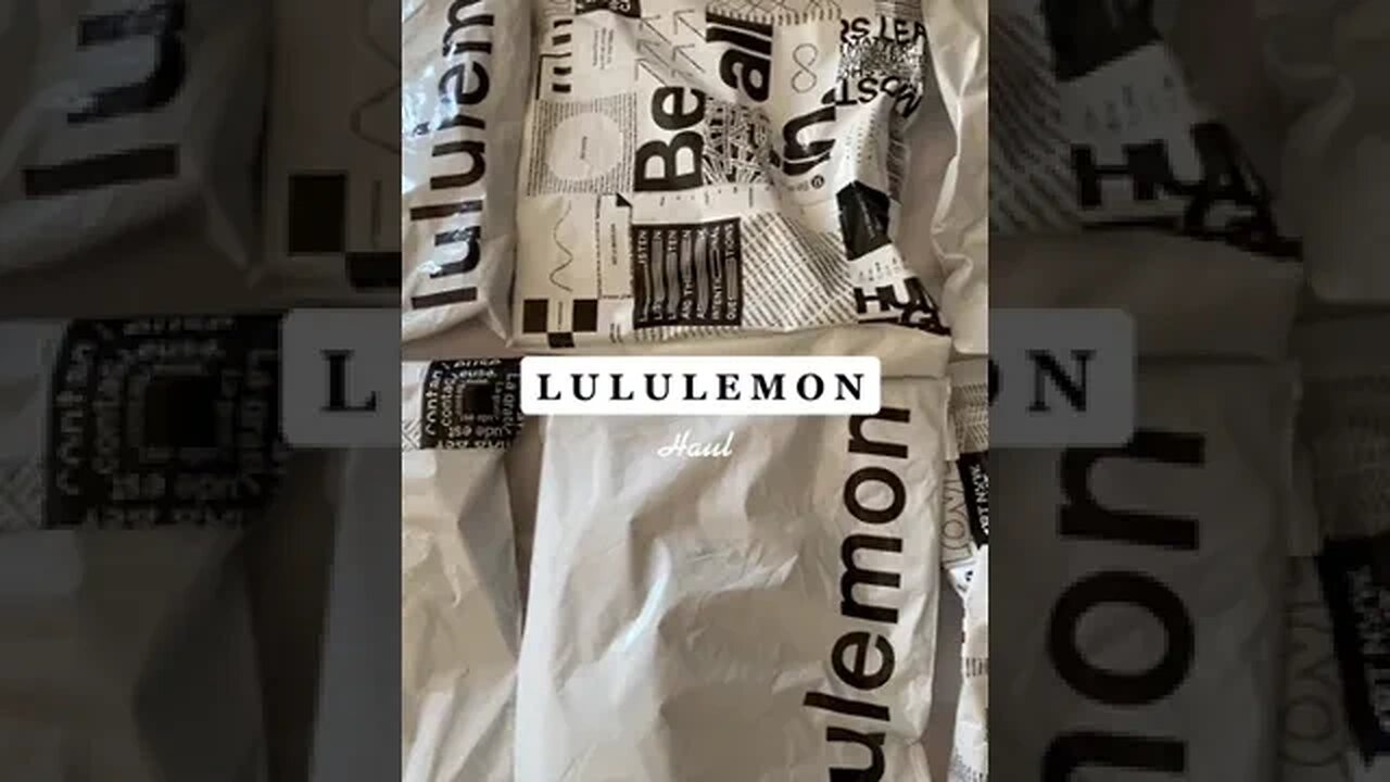 Haul Day Tiktok lululemon ootd