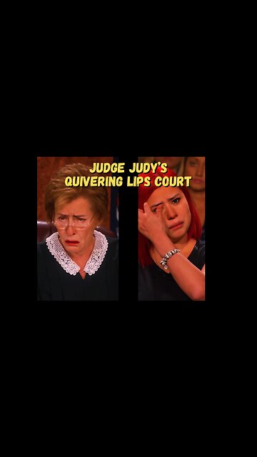 Judge Judy Quivering Lips Court
