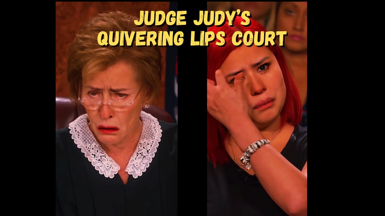 Judge Judy Quivering Lips Court