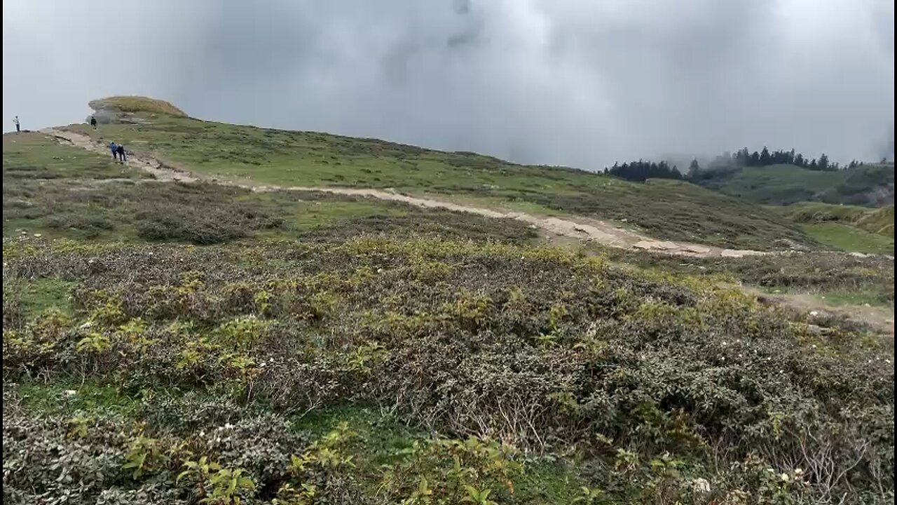 Trekking in high mountains