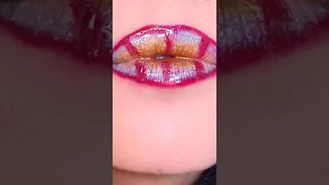 Creative Lip Art Makeup Design #tiktok #viral #makeup #trending #fyp #eyemakeup #eyeshadow