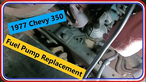 How I replaced my fuel pump on my 1977 Chevy C10 Pickup #chevy #rcindustry #chevypickup