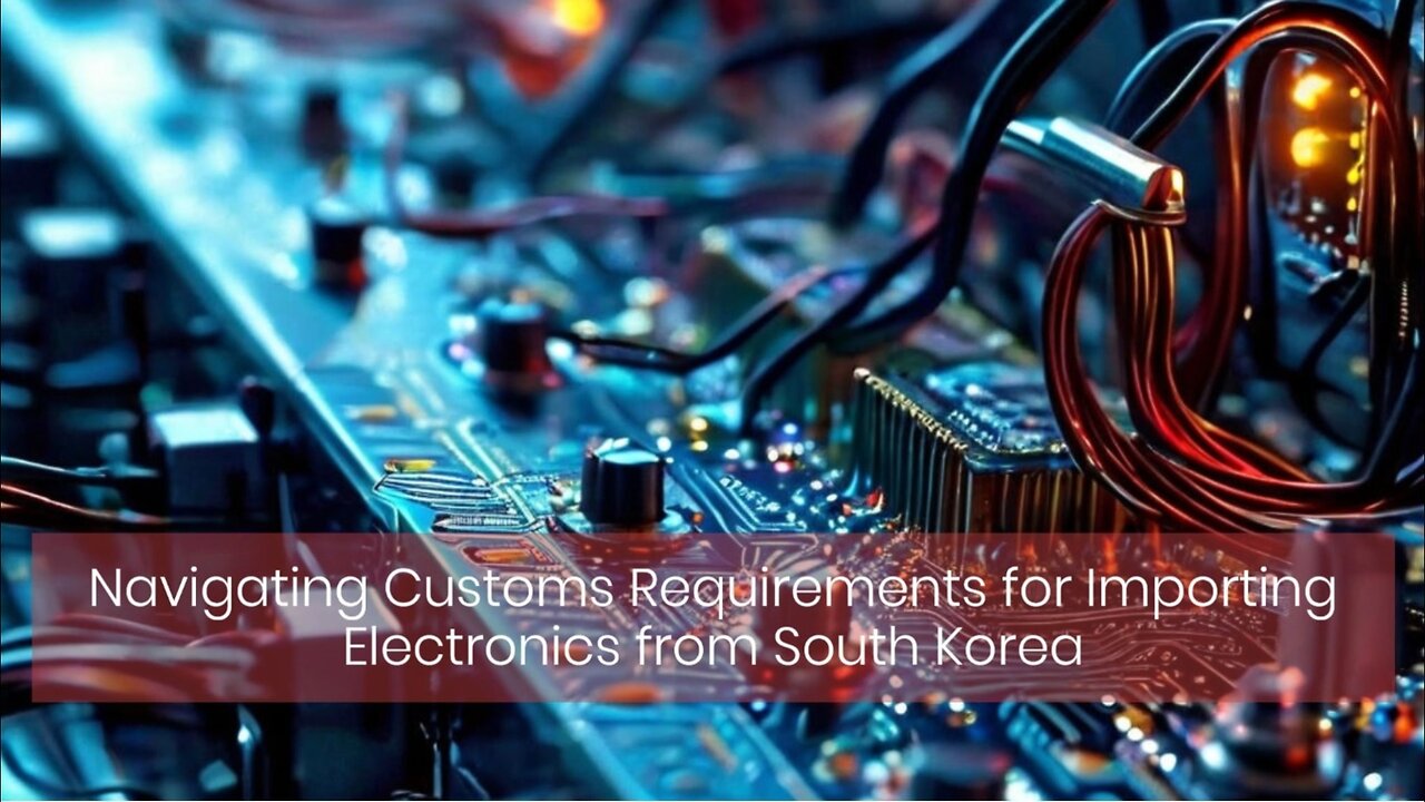 Demystifying Import Procedures: Electronics from South Korea