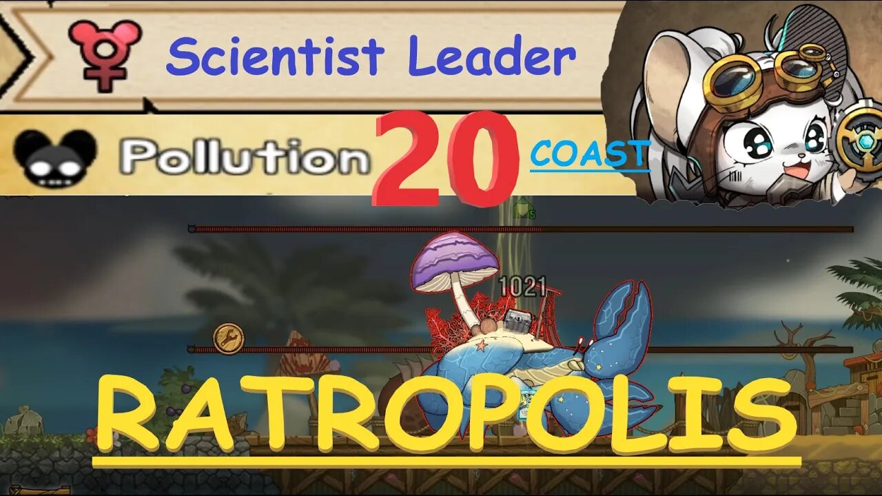 RATROPOLIS Female Scientist Leader Pollution 20 Coast! Unlimited Cosmic POWER!