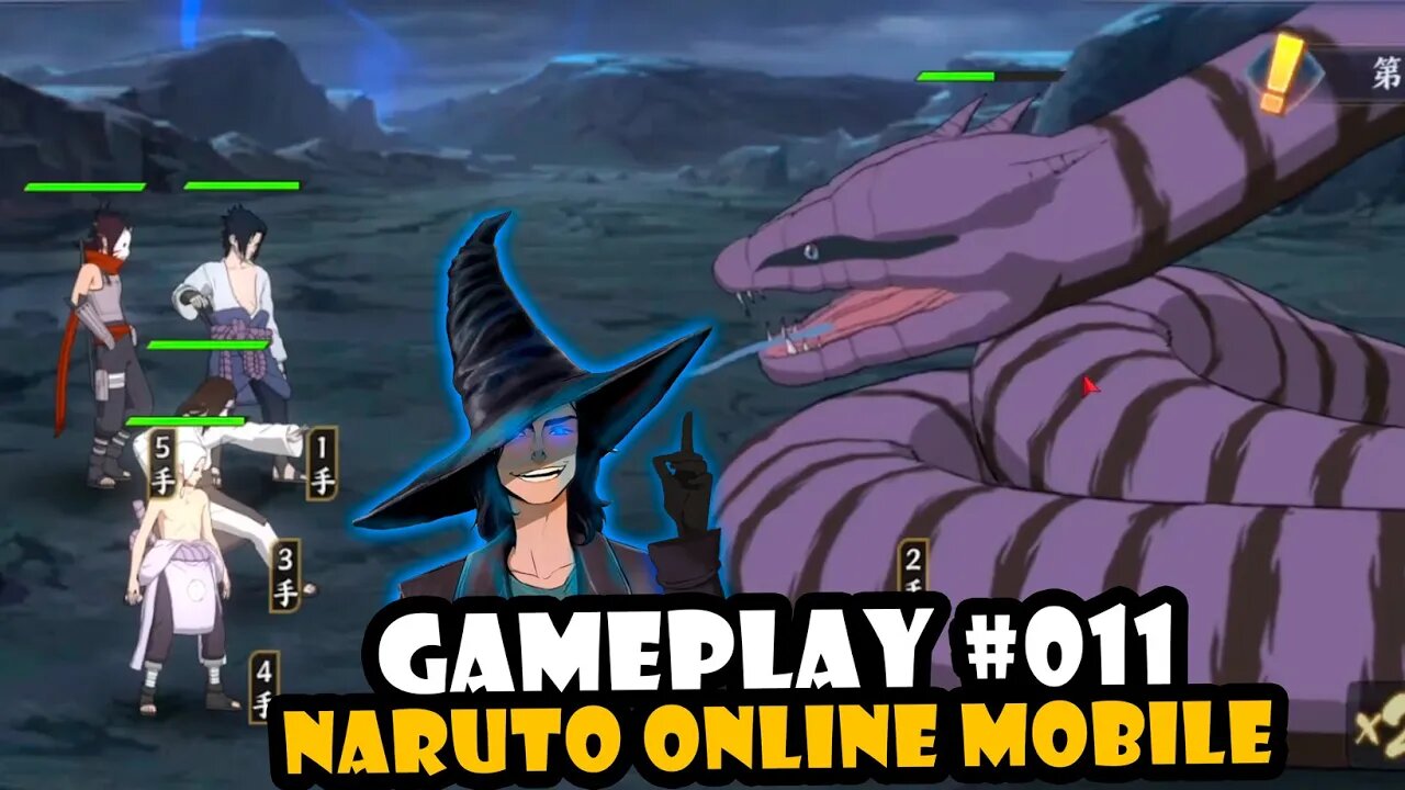 GAME PLAY#11 DE NARUTO ONLINE MOBILE 2023 #narutoonlinemobile #tomoyosan #narutoonline #gameplay