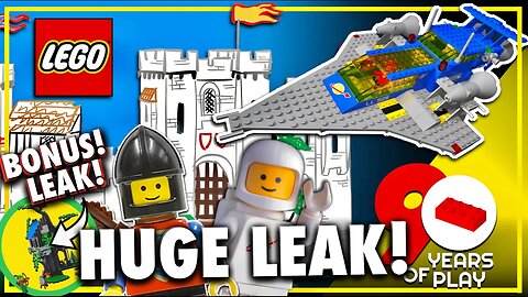 NEW LEGO LEAK! FULL DETAILS of LEGO Classic Castle and Galaxy Explorer 90th Anniversary Sets!