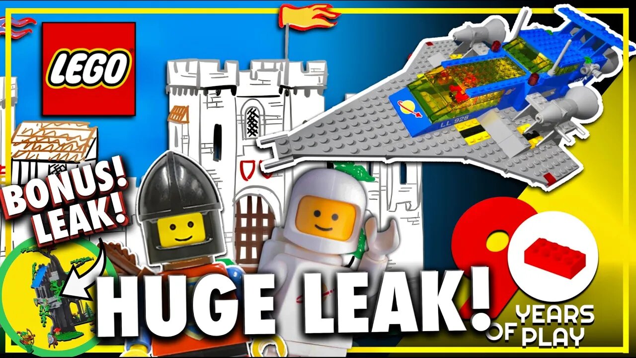 NEW LEGO LEAK! FULL DETAILS of LEGO Classic Castle and Galaxy Explorer 90th Anniversary Sets!