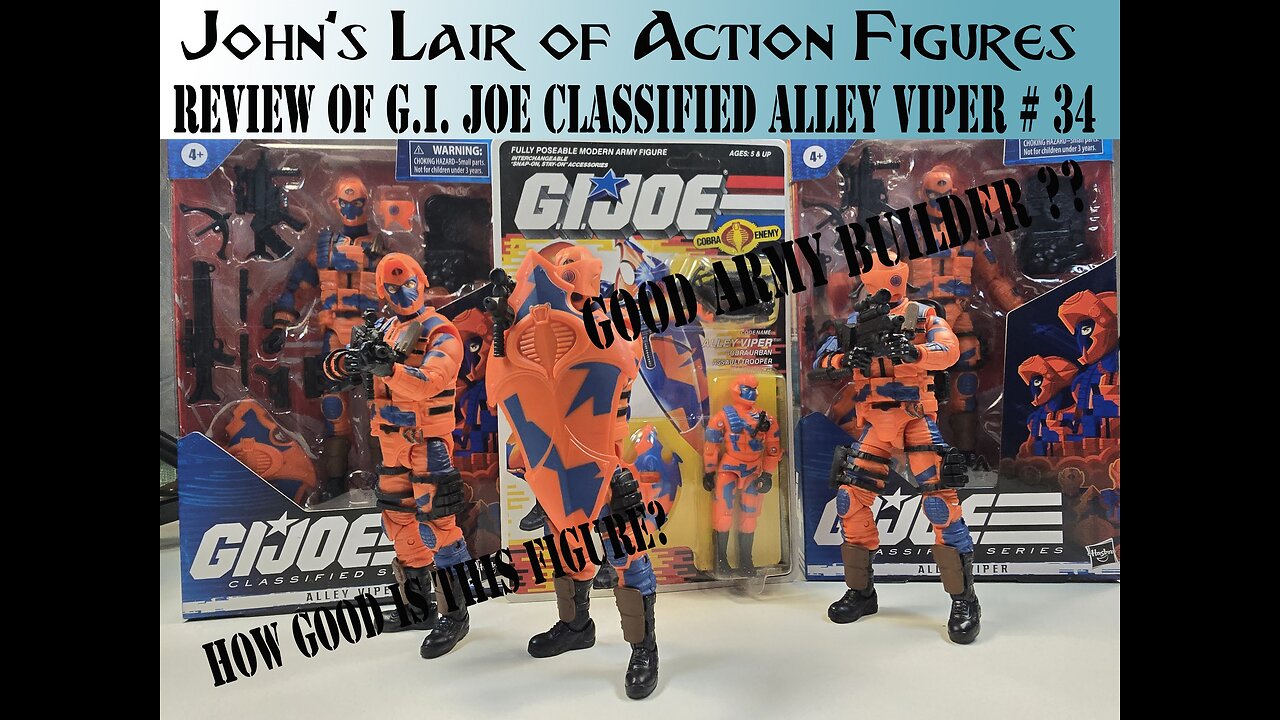 Review of G.I. Joe Classified Alley-Viper #34