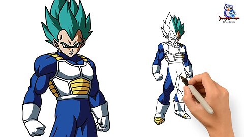 How to Draw Vegeta Dragon Ball - Step by Step