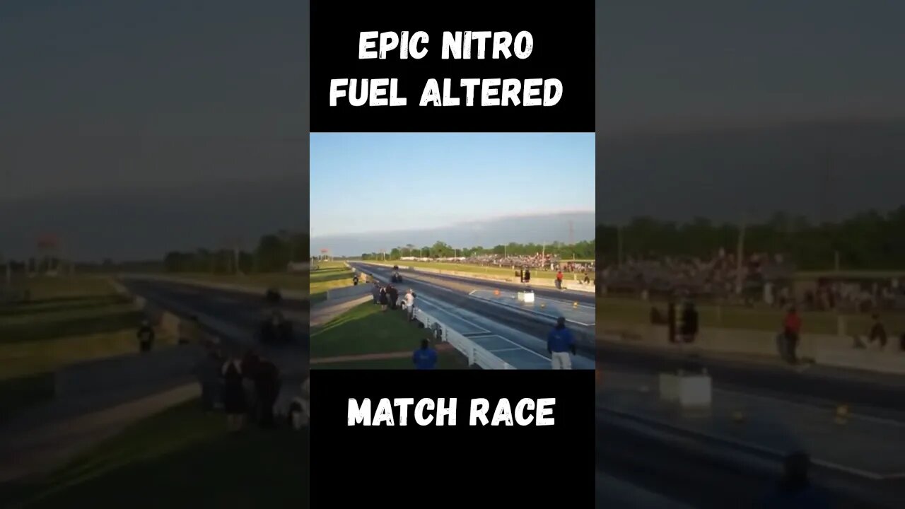 Epic Nostalgia Fuel Altered Full Send Match Race! #shorts