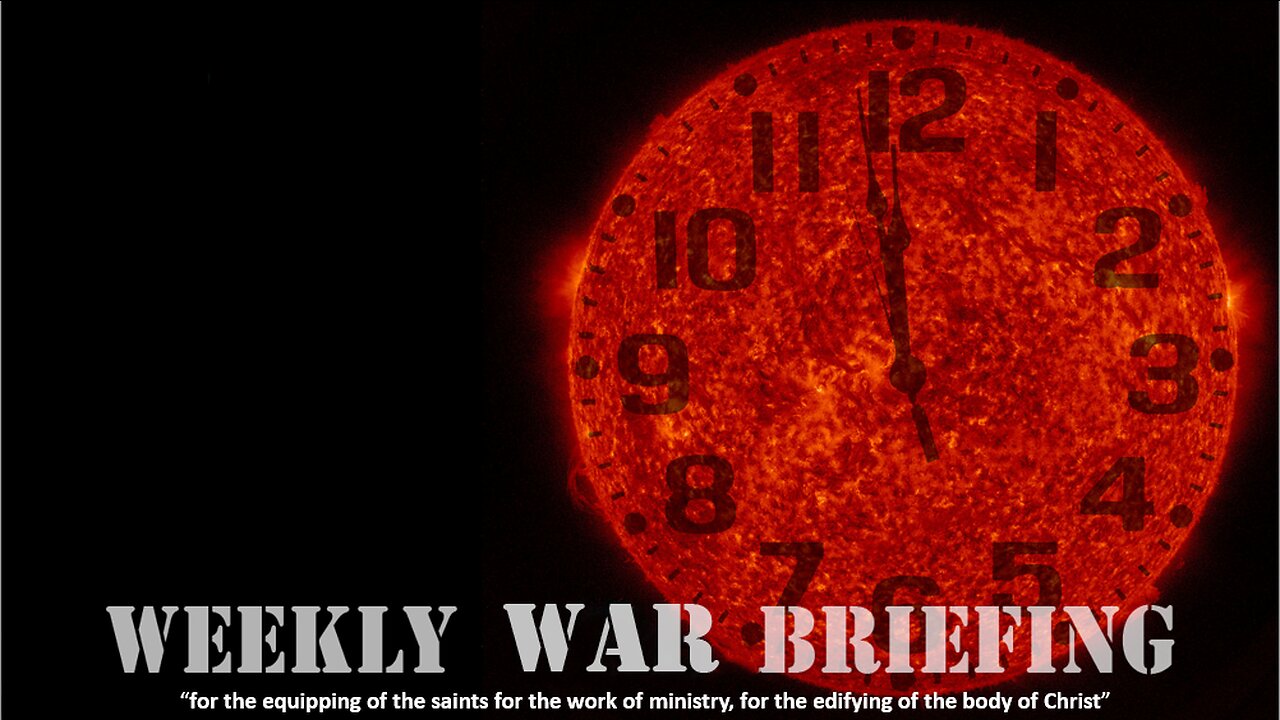 WEEKLY WAR BRIEFING --- 2024 December 1st--- Pastor Wayne Cash