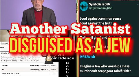 Robert Reich: Liar, Nazi Satanist Disguised as a Jew