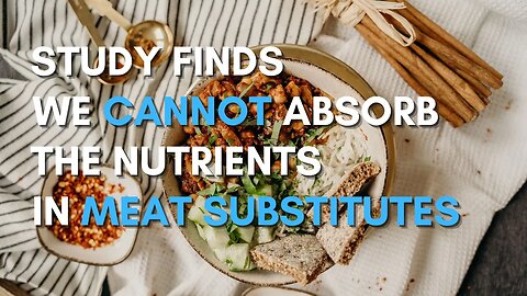 Study Finds We Cannot Absorb The Nutrients In Meat Substitutes