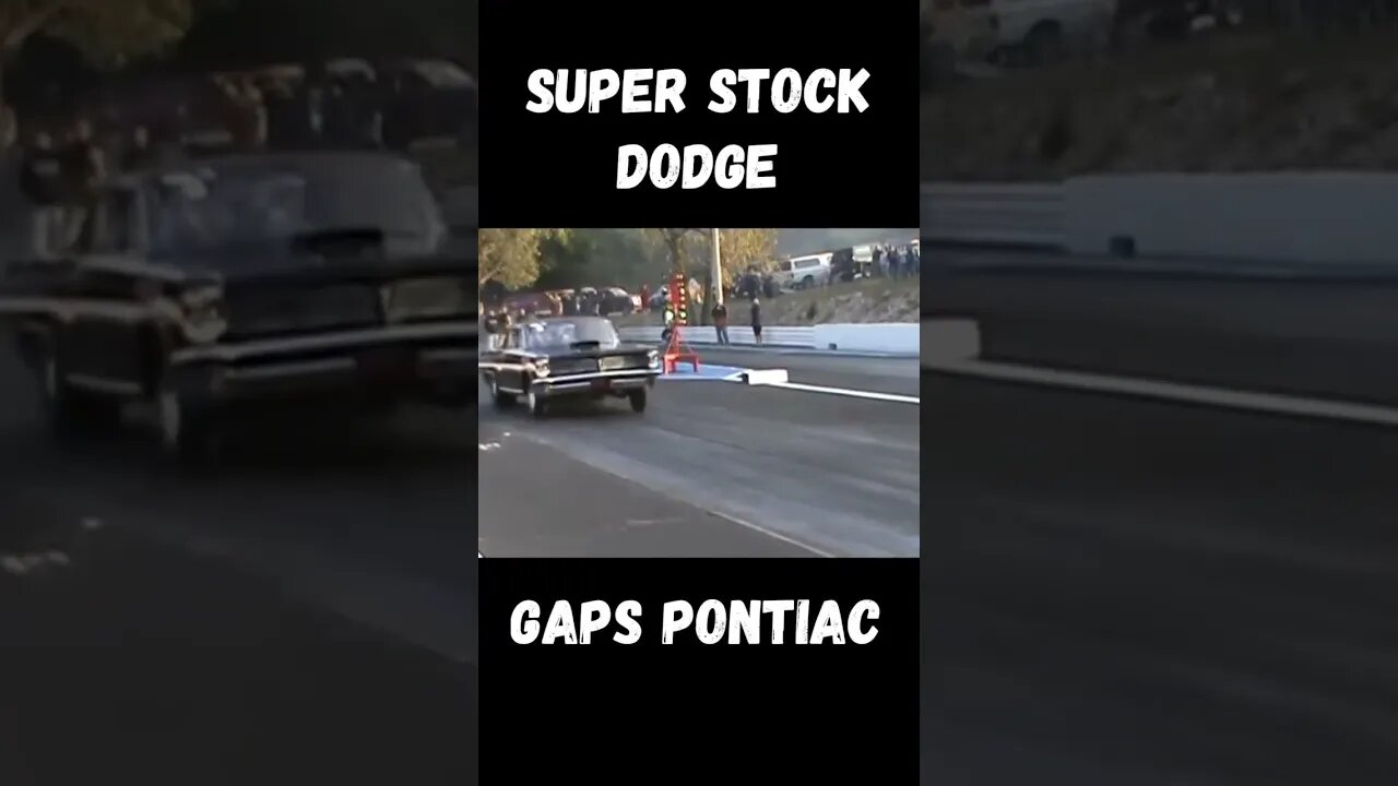 426 Super Stock Dodge Gaps Pontiac 421! #shorts