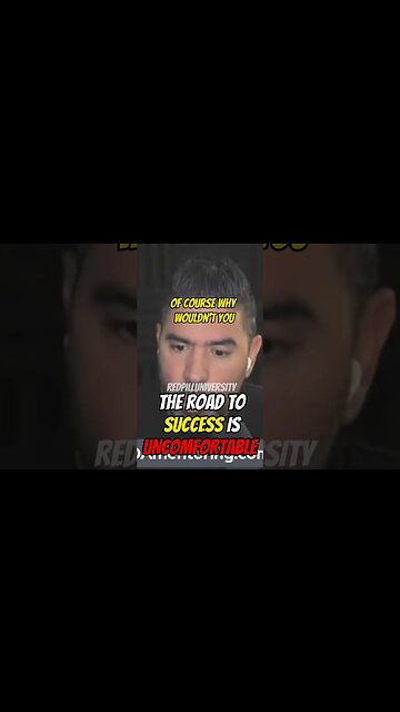 The Road To Success Is Uncomfortable @MichaelSartain