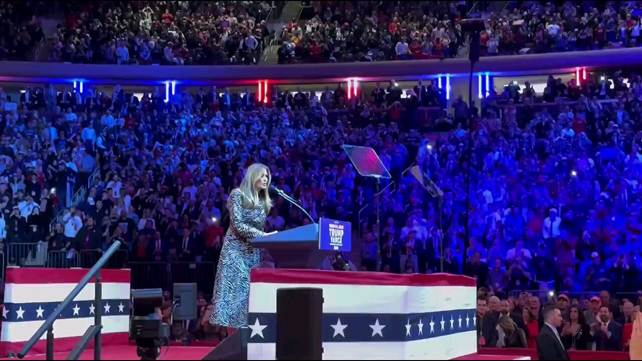 🚨RIGHTFUL PRESIDENT TRUMP JUST JOINED MELANIA ON STAGE TO NEARLY 200,000 AT HISTORIC MSG RALLY!