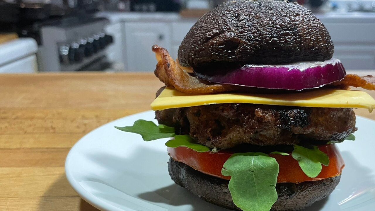 Portobello Mushroom Hamburger Buns