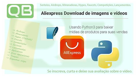 #Passive #Income - Download de link de imagens e vídeos da Aliexpress