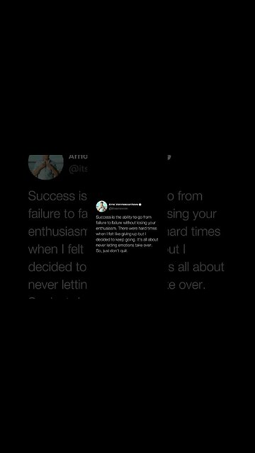 The Definition Of SUCCESS… | @ItsArnoVnm