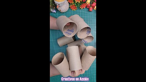 manualidades increibles con tubos de papel higiénico reciclaje creativo paso a paso