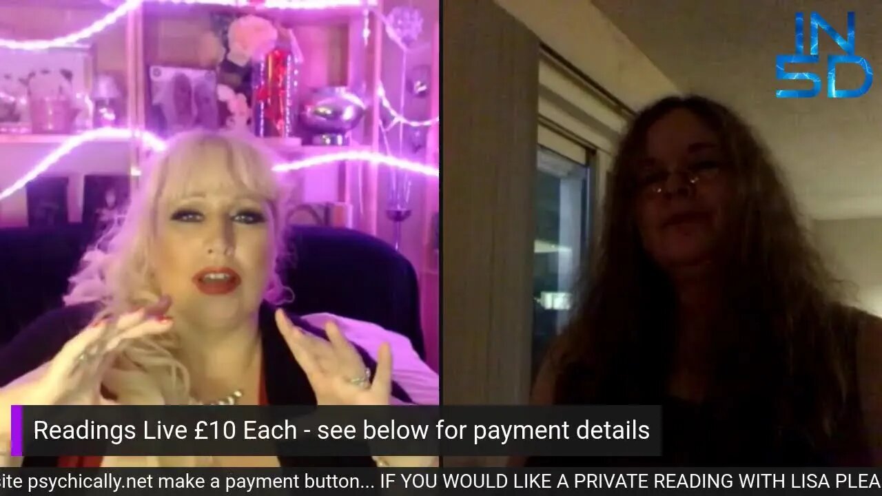 £10 / $10 LIVE READINGS TODAY WITH LISA SAMUELS