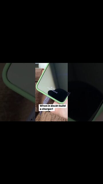 When In doubt build a charger!! #macgyver #swissarmyknife