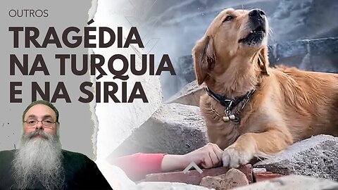 TERREMOTOS de MAGNETUDE 7,8 destroem SUL da TURQUIA e NORTE da SÍRIA em MANHÃ TRÁGICA