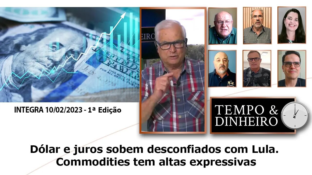 Dólar e juros sobem desconfiados com Lula. Commodities tem altas expressivas