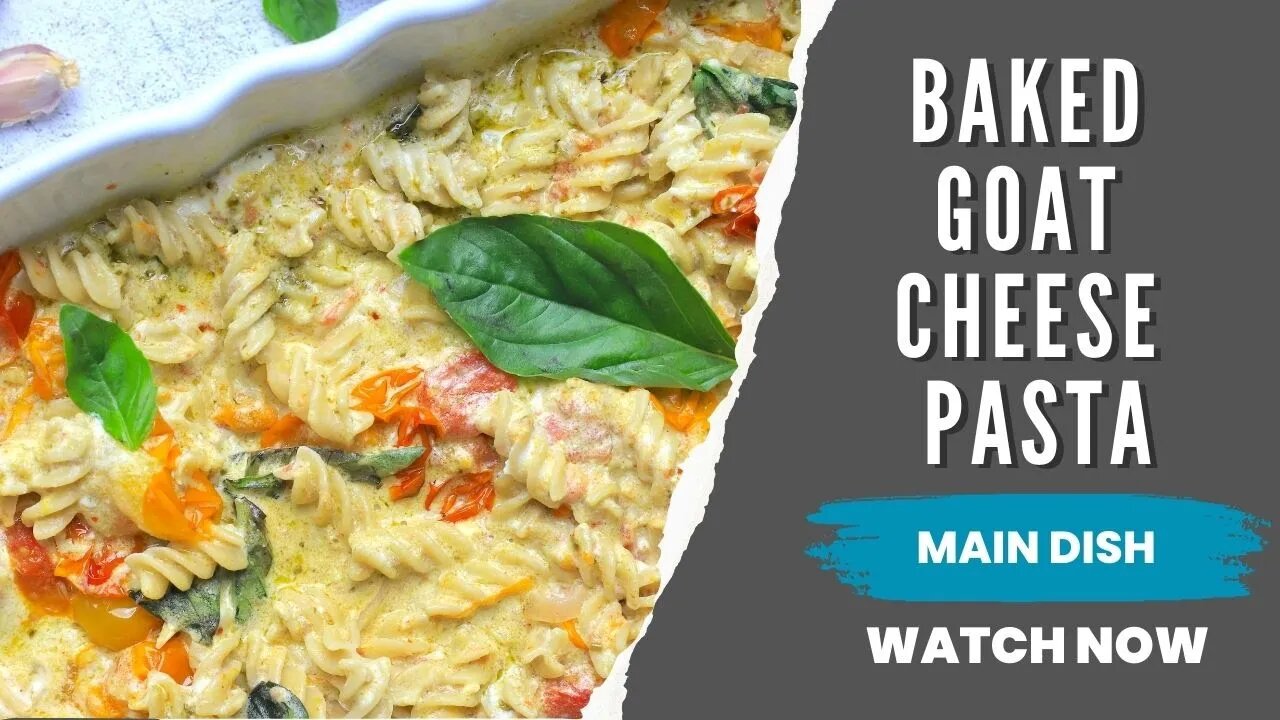 Baked Goat Cheese Pasta | Low Carb Recipes