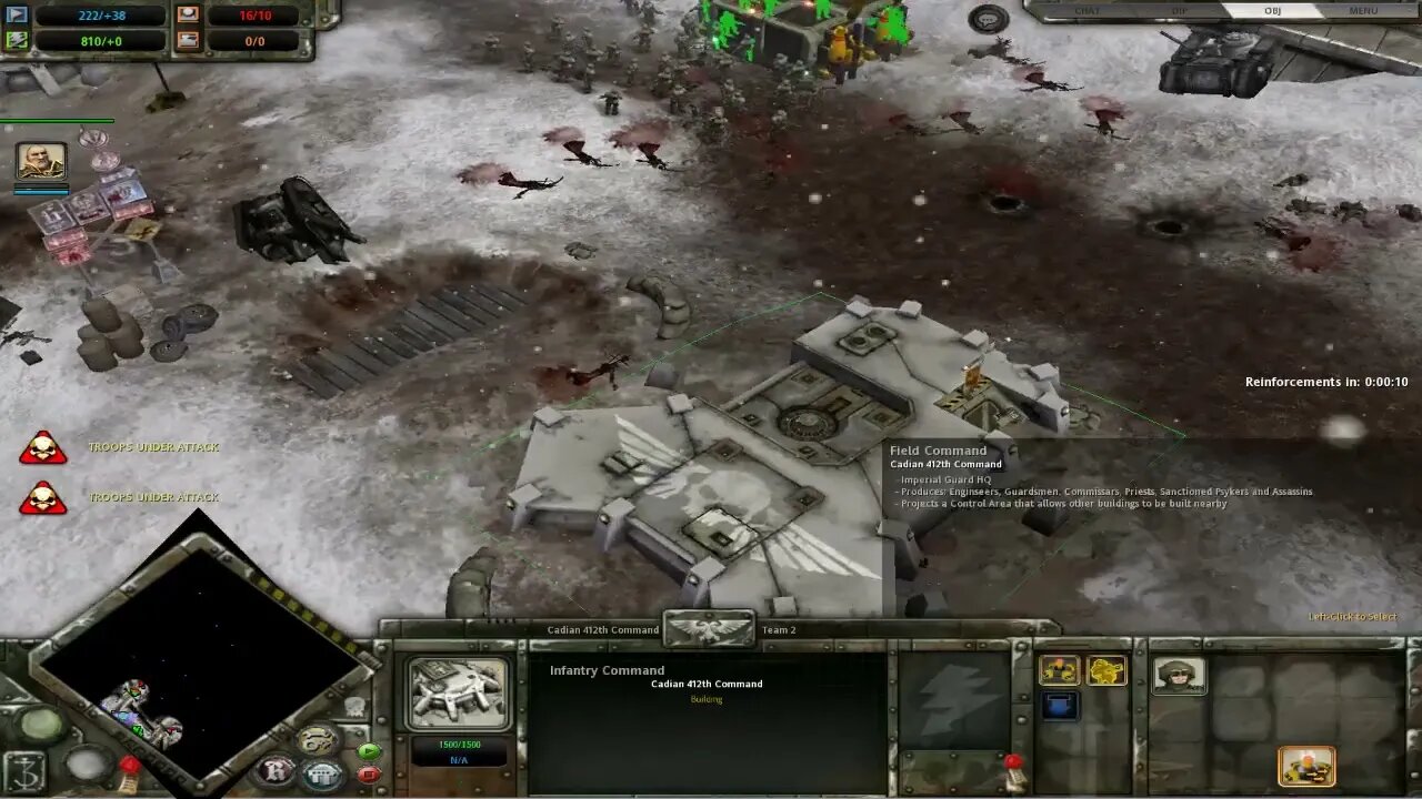 wh40k dawn of war winter assault part 1 - imperial guard vs everyone