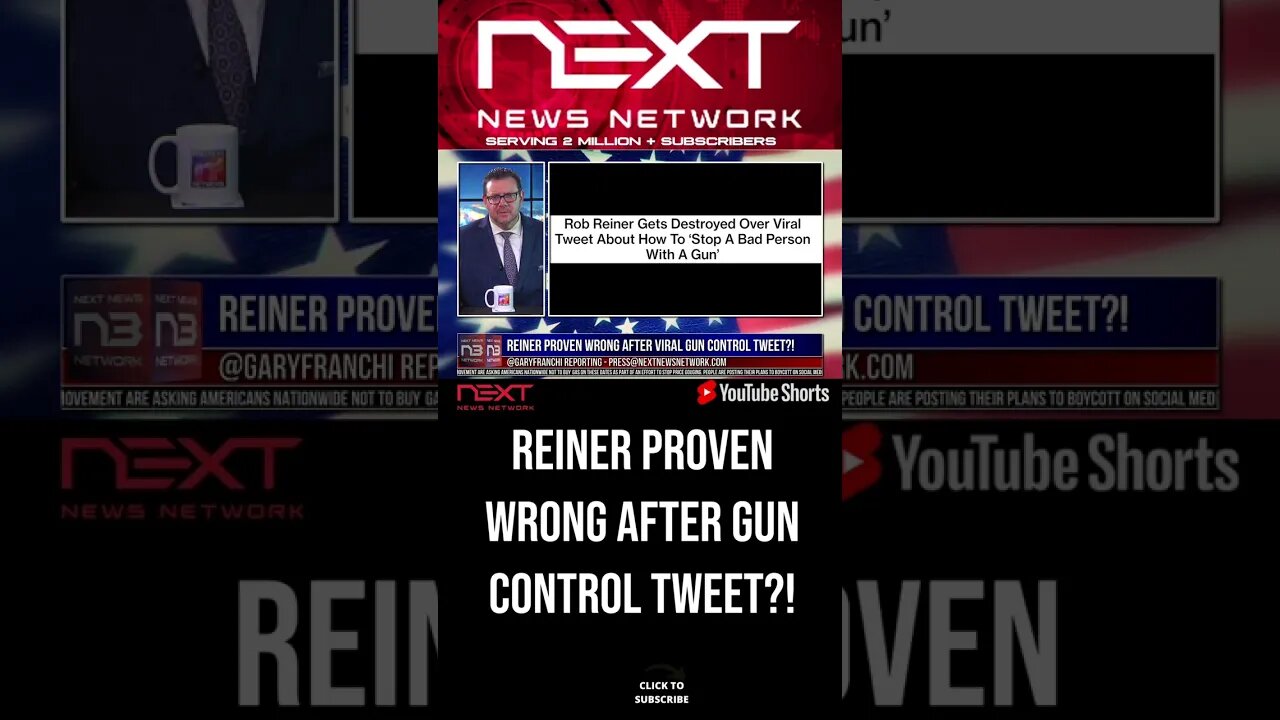 Reiner Proven Wrong After Viral Gun Control Tweet?! #shorts