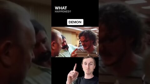 MAN manifests an ACTUAL 😈 DEMON! 🤯😳 #god #bible #supernatural #jesus #demon #deliverance