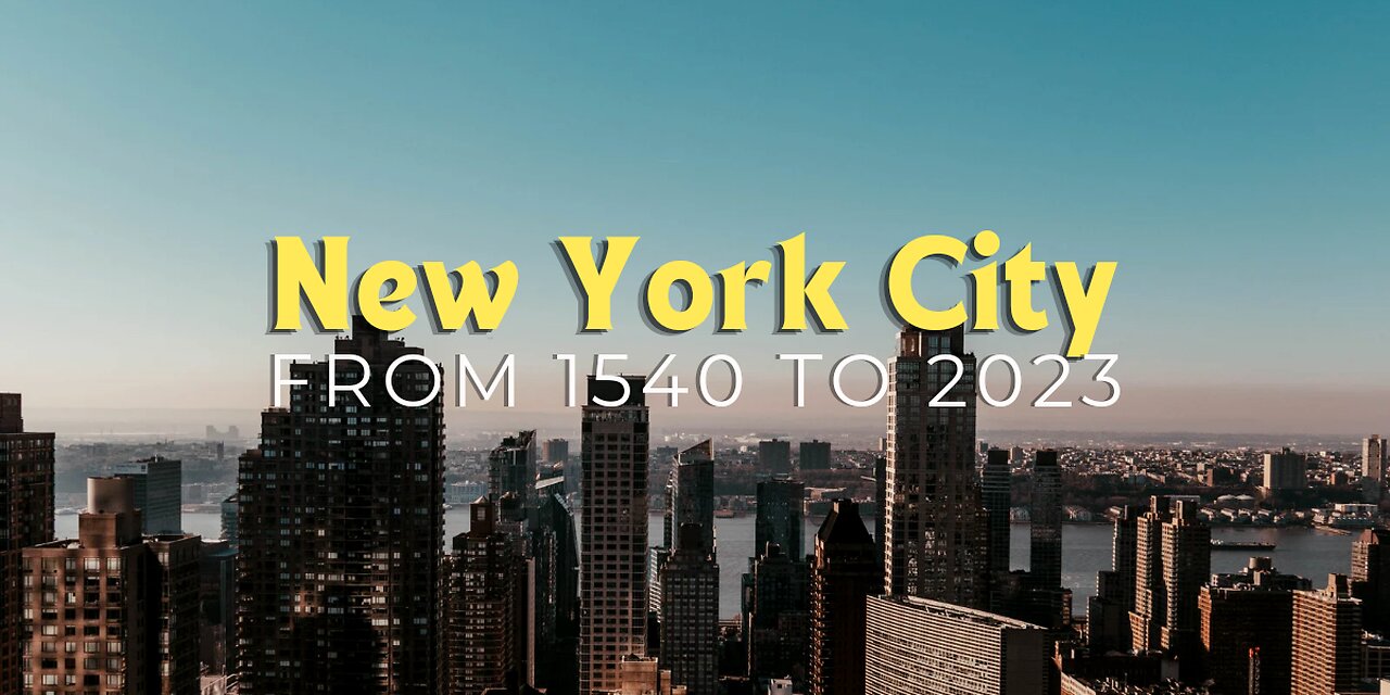 New York buildings from 1540 to 2023
