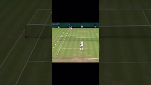 Roger Federer UNREAL Shot!! 🤯 #tennis #shorts