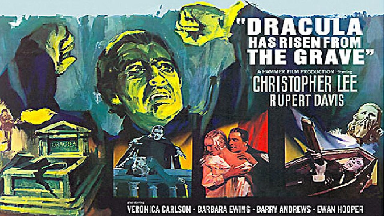 DRACULA HAS RISEN FROM THE GRAVE 1968 Dracula is Restored by a Priest FULL MOVIE HD & W/S