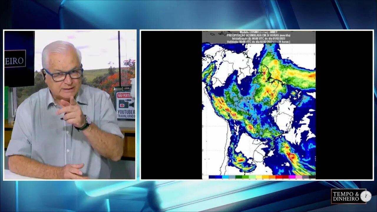 Previsão de pouca chuva no RS e temporais no Sudeste e Centro-oeste
