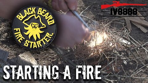 SELF RELIANCE | Starting a Fire with Black Beard