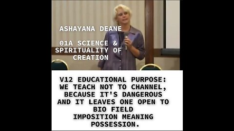 V12 EDUCATIONAL PURPOSE: WE TEACH NOT TO CHANNEL, BECAUSE IT'S DANGEROUS AND IT LEAVES ONE OPEN TO B