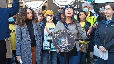 Protest workers from Extreme Temperatures Rally 216 West 14th St 2/10/23 JESSICA RAMOS/LATOYA JOYNER