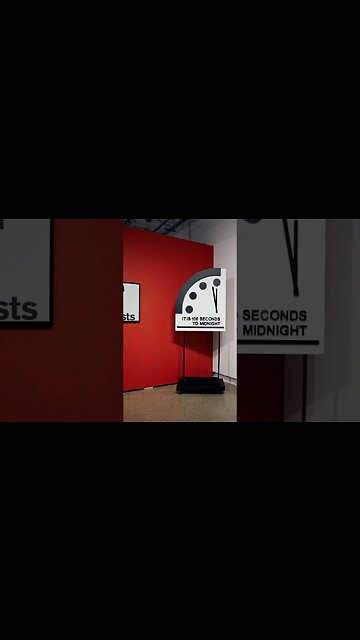 O relógio do Armageddon diz que a humanidade está próximo do fim! #armageddon #armageddontime