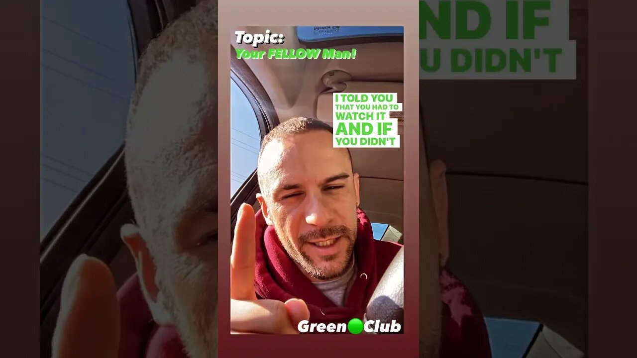 Green 🟢 Club - HELP YOUR FELLOW MAN