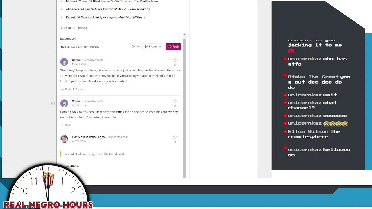 RNH = Tencent vs Journos \ Twitch streamers Deepfake