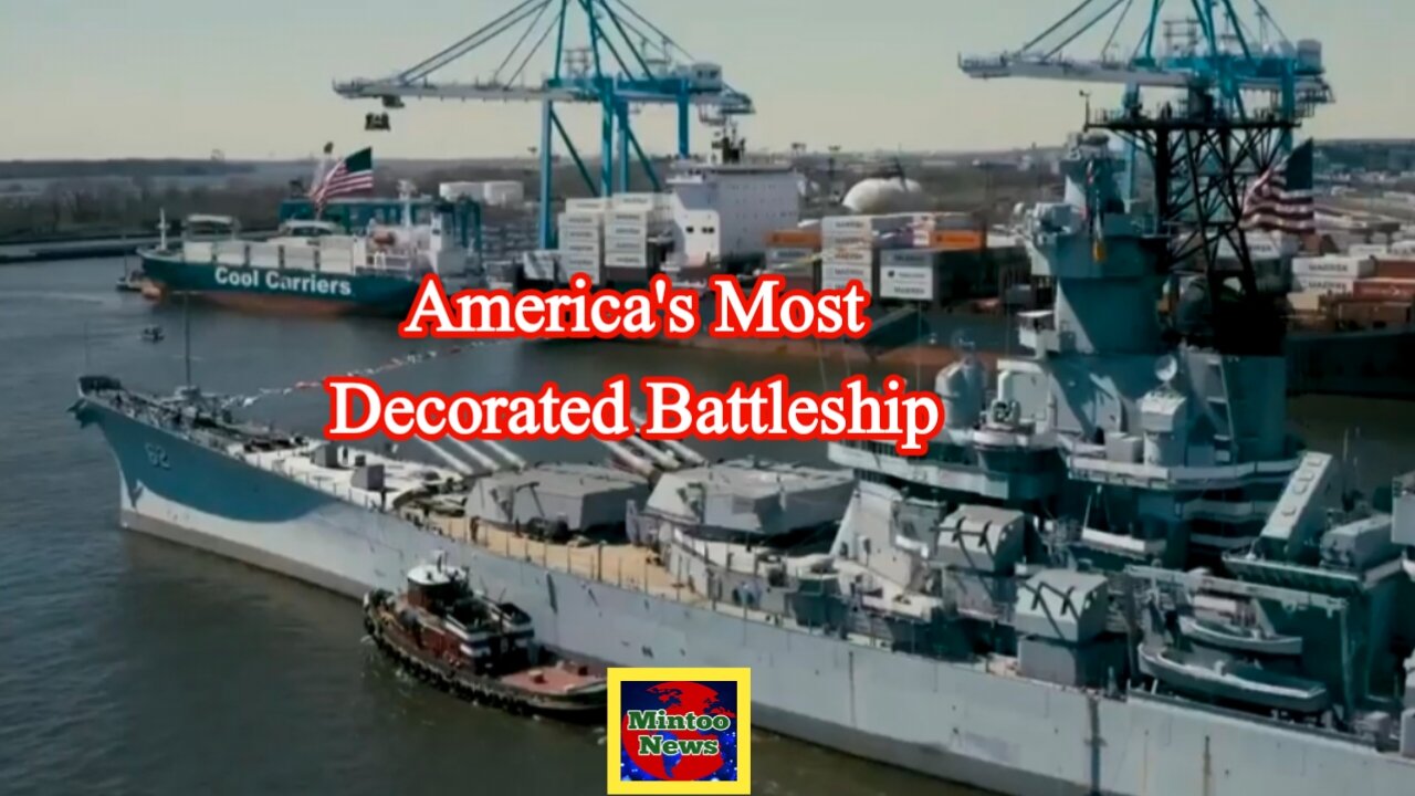 America's most decorated battleship, the USS New Jersey, gets a facelift