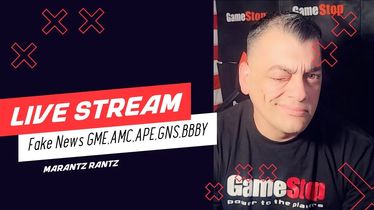 Fake News Friday - AMC, GME, GNS, BBBY - Live Stream - w/Marantz Rantz