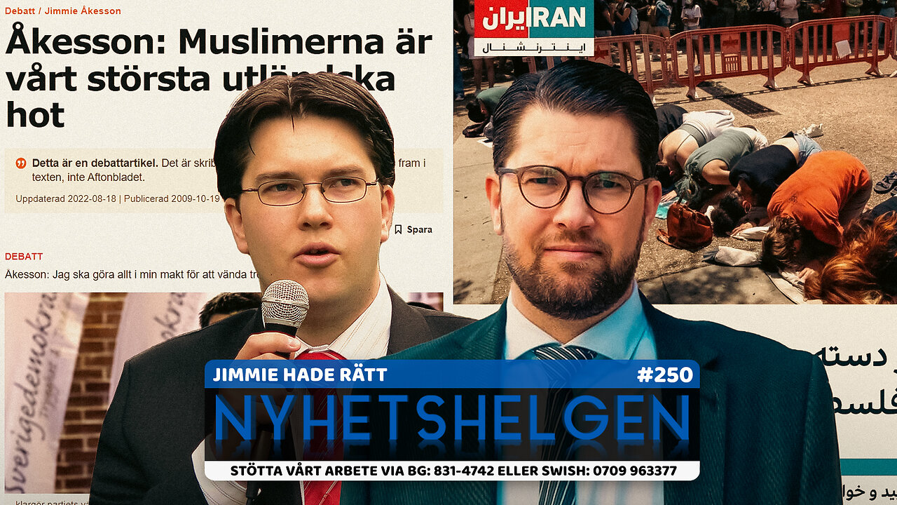 Nyhetshelgen 250 - Jimmie hade rätt, EU-val, universitetsbråk