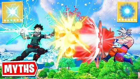 KAMEHAMEHA vs DEKU SMASH Fortnite