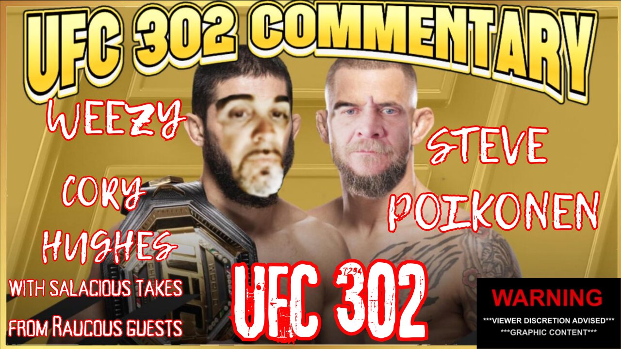 UFC 302 Fight Commentary | Steve Poikonen | Cory Hughes