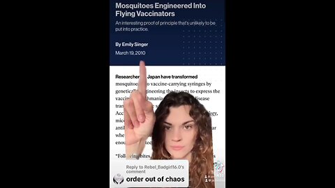 Mosquitos Engineered Into Flying Vaccinators!!