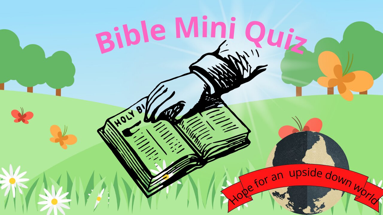 Fun Mini Bible Creation Quiz