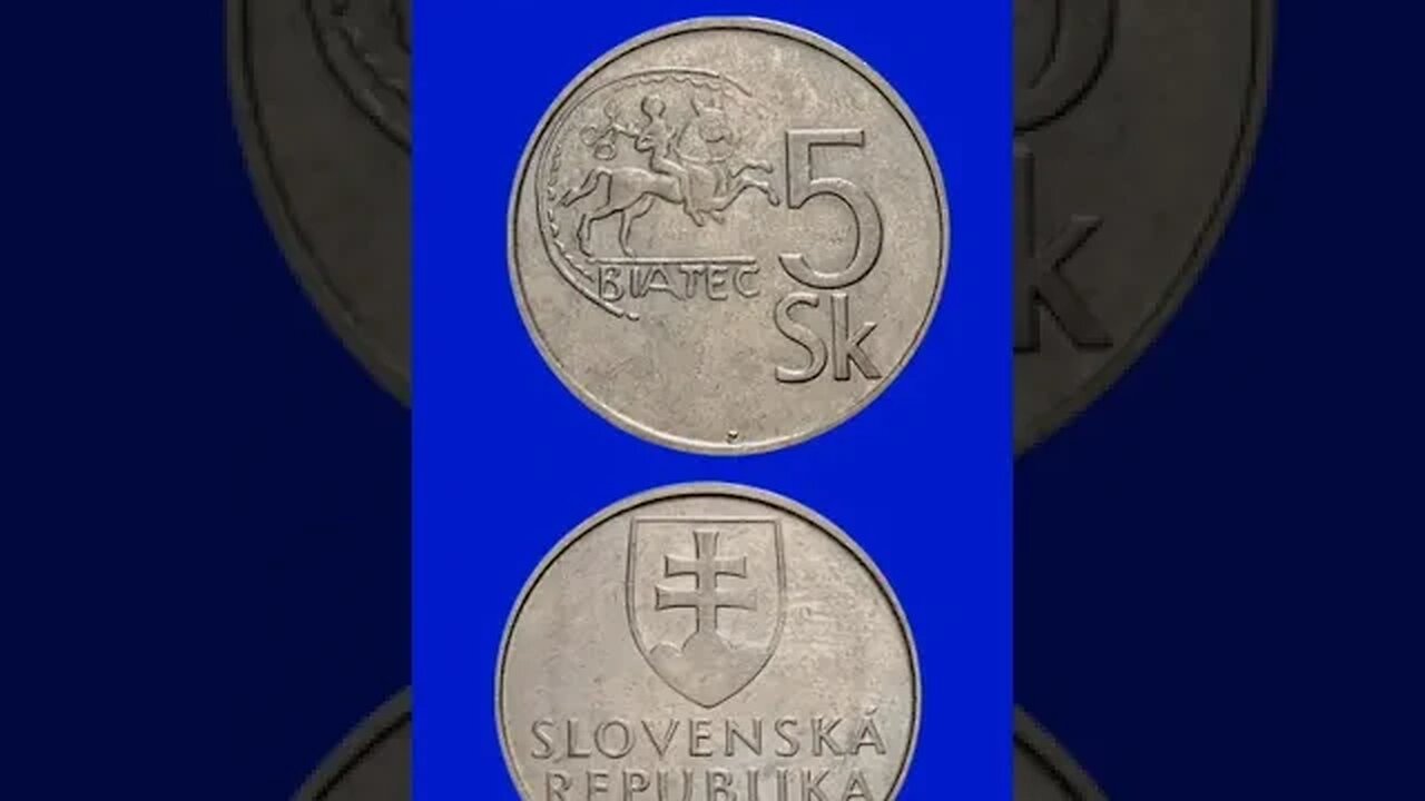 SLOVAKIA 5 KORUN 1993. #shorts #viral #coinnotesz